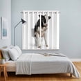 thumbnail image 3 of Funny Cows Kitchen Curtains Window Panels, Cute Art Fun Lovely Animals on Toilets Insulated Window Treatment Curtain, Grommet Curtains for Bedroom/Living Room/Bathroom, 2 Piece 52"Wx84"L, 3 of 8