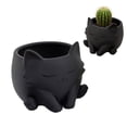 thumbnail image 5 of Dserhfy 3D Printed Cat Planter Pot Indoor Outdoor Animal Shape Succulents Herb Plants Flower Pot Container Home Balcony Garden Decoration, 5 of 8