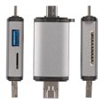 thumbnail image 3 of Lector De Tarjetas Multifunción Con Salida USB MicroUSB Tipo C Para Tarjeta TF, Tarjeta De Memoria HC/MMC, 3 of 7