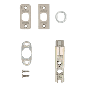 Kwikset 6-Way Adjustable Latch Service Part for Doorknob or Door Lever Polished Brass