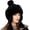 Black, variant on Women Faux Fur Trapper Hat Cossack Russian Ushanka Hat Winter Warm Ear Flaps Mongolian Cap Furry Pompom Cap