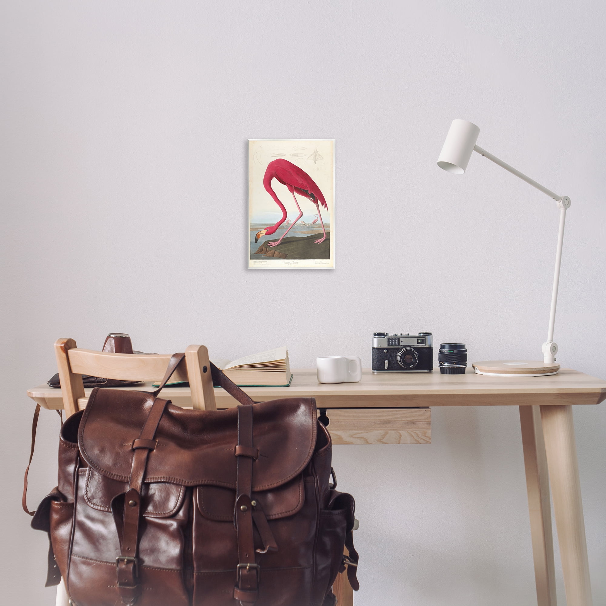 Stupell Industries Classic American Flamingo Animals Painting Unframed Art Print Wall Art, 10 x 15