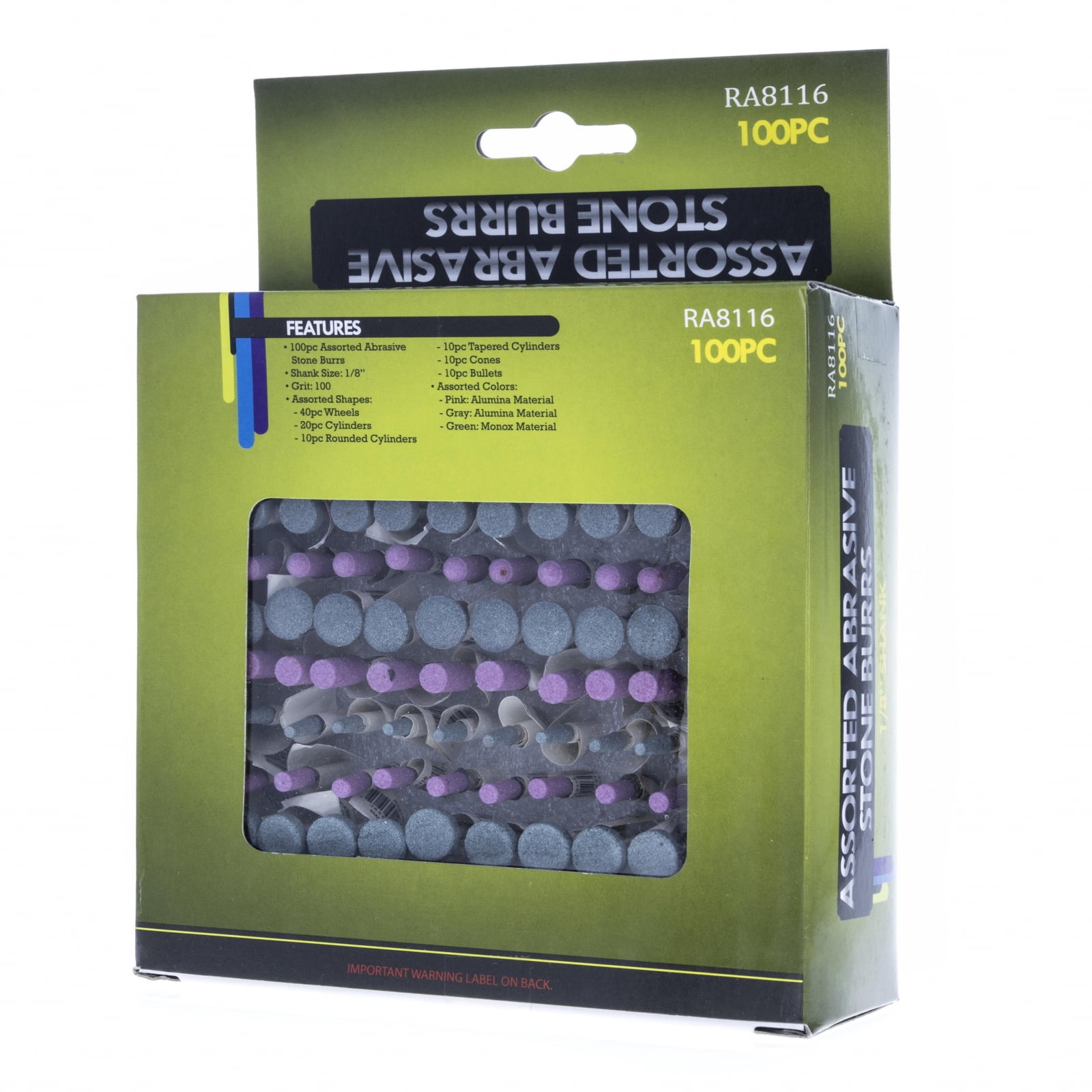 Kit De 7 Roues En Pierre Abrasives – Pour Outils Rotatifs – Meules Montées