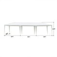 thumbnail image 7 of Holaki 10x30' Outdoor Garden Gazebo Wedding Party Tent Canopy Marquee with 5 Removable  Sidewalls, 7 of 7