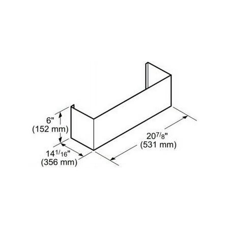 Thermador - Duct Cover for PROFESSIONAL SERIES HPCN36WS - Stainless Steel
