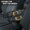 thumbnail image 3 of Yuyamidu Sunflower Car Seat Armrest Covers Butterfly Armrest Cover for Car Sedan Van Elastic Automotive Armrest Protective Cover Universal Car Interior Accessories, 3 of 7
