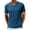 Navy, variant on Ohufall Men's Short Sleeve T Shirt Casual Solid Color V-Neck Tops Tee Shirts Fitness Workout Pullover Shirts with Pocket
