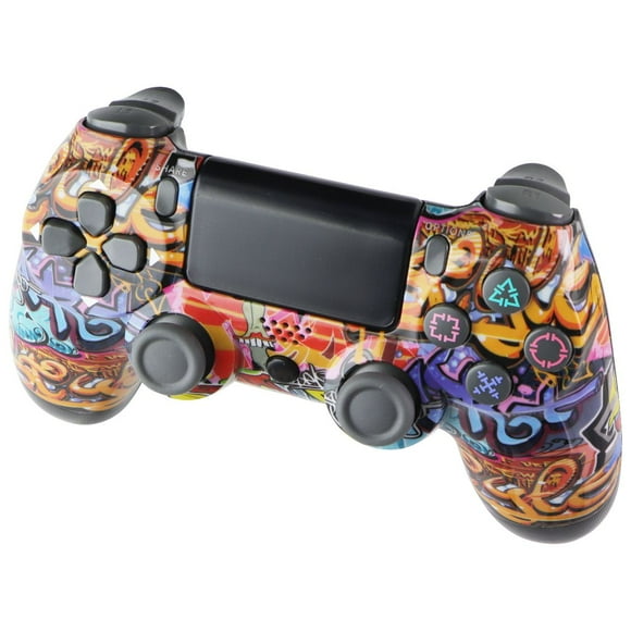 Generic Custom Wireless Gaming Controller for Sony PS4 - Graffiti (Used)
