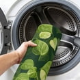 thumbnail image 6 of Entryway Rug 2'x3', Green Leaves Kitchen Runner Rugs Non-Slip Carpet Mats, Spring Abstract Retro Pastoral Plants Bedside Rugs Runners Washable Floor Carpet for Bathroom Laundry Room, 6 of 8