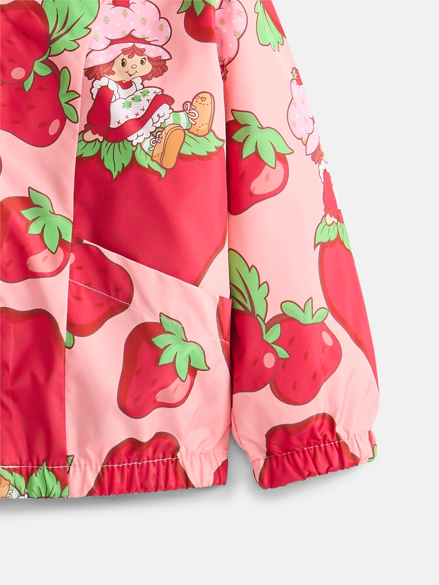 Strawberry Shortcake Toddler Girls Lightweight Windbreaker Jacket, Sizes 2T-5T