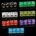 thumbnail image 3 of Clear Gem Dice Valve Caps Set for TireWheel Stem Ideal for Car Hot R7, 3 of 9