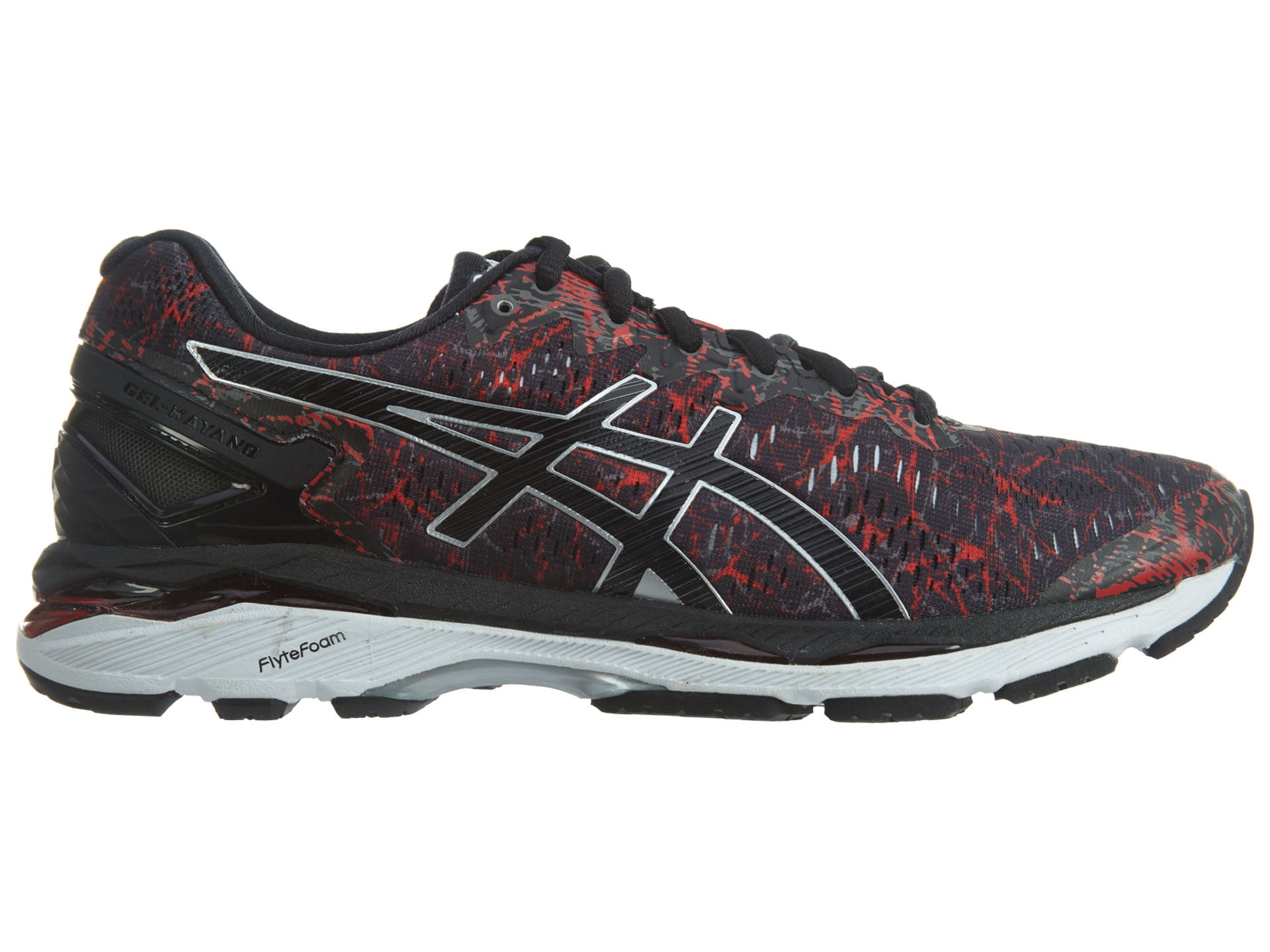 asics gel kayano 23 black silver