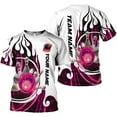 thumbnail image 4 of Custom 3D Bowling Shirts Personalized for Men and Women - Unique Team Shirt & Gifts for Bowling Lovers (Blue, M), 4 of 9