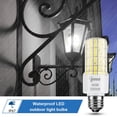 thumbnail image 4 of Led Light Bulbs 300W Equivalent Super Bright 5000Lm 5000K Cool Daylight White Led Bulb E26/E27 Medium Base 40w Waterproof Led Corn Light Bulb for Outdoor Indoor Lamp Bedroom Office Garage-2 Pack…, 4 of 6