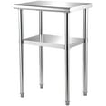 thumbnail image 4 of VEVOR 24" x 18" Adjustable Undershelf Stainless Steel General Purpose Table, 4 of 9