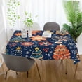 thumbnail image 3 of Yayeee Tablecloths 54" x 54" Rectangle Wrinkle Resistant Party Table Cover, Christmas Splendor, 3 of 8