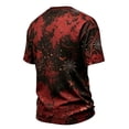 thumbnail image 3 of YNGKMEA Halloween Shirts for Men Novelty Graphic Tshirts Spooky Pumpkin Skeleton Costume Short Sleeve Crewneck Tops for Holiday Party Festive, 3 of 4