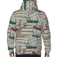thumbnail image 5 of Hoodies for Men - funny cute gnomes books Long Sleeve Comfrt Men'S Fashion Hoodies & Sweatshirts, Sweatshirts for Men Hoodies Pullover Clothing Clothes with Pouch, 5 of 7