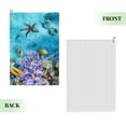 thumbnail image 2 of Kdxio Corals and Tropical Fish Pattern Golf Towel (24" X 16") with Carabiner Clip - The Convenient Golf Cleaning Towel, 2 of 8