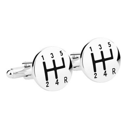 Cuff Knot Cufflinks Mens Silver Manual Transmission Vintage Wedding Party Birthday Gift Novelty Shirt Cuff links Cufflinks ()