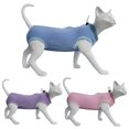 thumbnail image 1 of Traje de recuperación para gatos para heridas abdominales o enfermedades de la piel después de la cirugía, use heridas antilamer 3 piezas L JAMW Sencillez, 1 of 5
