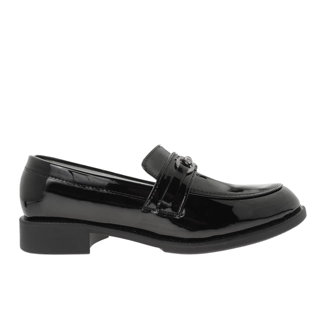 Mocasín Becky color negro charol con hebilla 27.0 Dorothy Gaynor Mocasín Becky color negro charol con hebilla 27.0