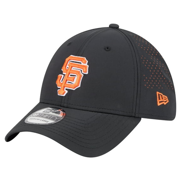 Men's New Era  Black San Francisco Giants Night 39THIRTY Flex Hat