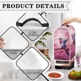 thumbnail image 4 of Yuyamidu Hummingbird Blender Cover with Handle Coffee Juicer Maker Organzier Bag Food Processor Protective Covers Floral Blender Protector Pink Kitchen Decoration, 4 of 6