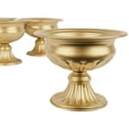 thumbnail image 4 of Koyal Wholesale Gold Metal Pedestal Centerpiece Compote Bowl for Wedding Centerpieces, Table Decor, Dcor, Set of 10, 4 of 5