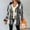 Gray, variant on Womens Drawstring Fleece Sherpa Lined Flannel Hoodies Button Down Plaid Jackets Casual Long Sleeve Coats with Pockets