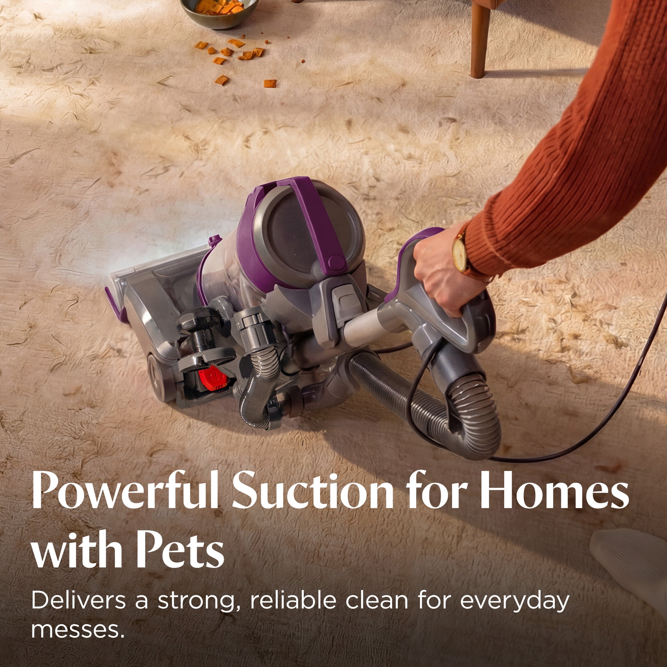 BISSELL PowerLifter Allergen Bagless Upright Vacuum, LED