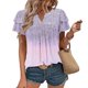 thumbnail image 2 of Camisas de Cuello de Tripulación de Manga Corta para las Mujeres Plisado Mangas de Ruffle, Cuello Redondo Casual Primavera Y Blusa de Verano, 2 of 7
