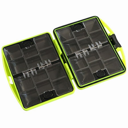 Lightweight Fishing Tackle Box with 24 Compartments for Convenient Use