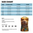 thumbnail image 4 of Kdxio Hawaiian Style Guinea Pig for Men's Muscle T-shirt,Sleeveless for Workout Running Athletic Gym Lounge Casual, 4 of 5
