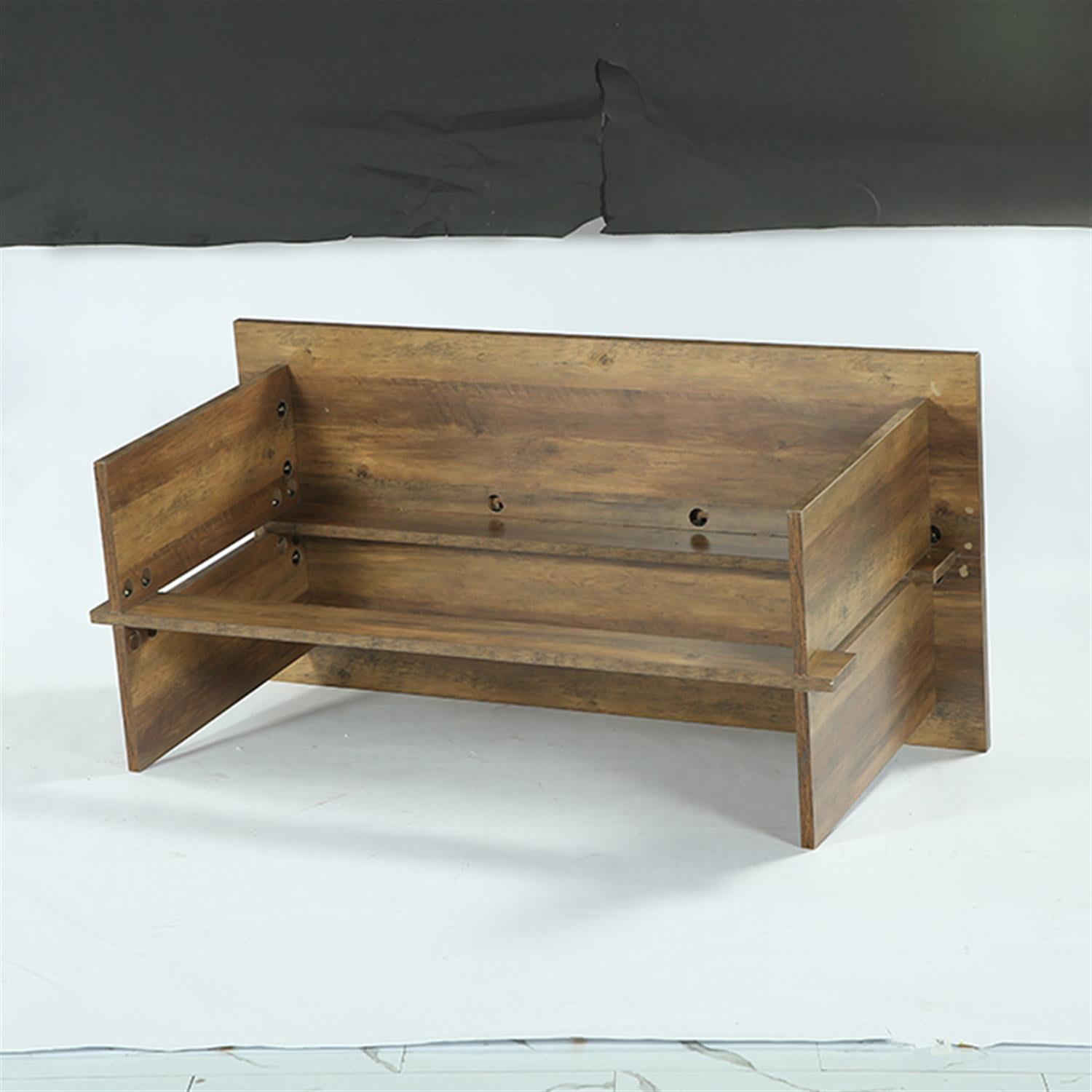 Demi Bonn 63" Dining Table, Farmhouse Dining Room Table Kitchen Table for 4-6 for Dining Room, Home Office, Living Room Furniture, Brown