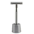 thumbnail image 1 of Old-Fashioned Manual Razor Metal Safety Razor with Razor Stand Eco Friendly and Reusable Razor Fits Most Double Edged Razor Blades, 1 of 8