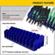 thumbnail image 3 of Plier Organizer Rack, 10-Slot Pliers Cutters Organizer Rack ,Tool Organizer, Tool Drawer Toolbox Org, 3 of 5