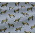 thumbnail image 5 of oneOone Viscose Jersey Fabric Horse Block Print Fabric BTY 60 Inch Wide, 5 of 5