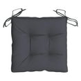 thumbnail image 6 of REKHH Anthracite Square Chair Cushions Set of 6 | 15.7X15.7X2.8 in Oxford Fabric Water Resistant Non Slip Feet Contemporary Design for Indoor Outdoor Use Cushion Sofa Patio Seat Pad Garden Office, 6 of 9