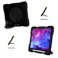 thumbnail image 4 of Case for iPad Pro 11 3rd Generation 2021: Military Grade Shockproof Silicone for iPad 11 Inch 2nd Gen w/Pencil Holder - Stand - Handle - Shoulder Strap For iPad Pro 11 2021/2020/2018,Black, 4 of 11