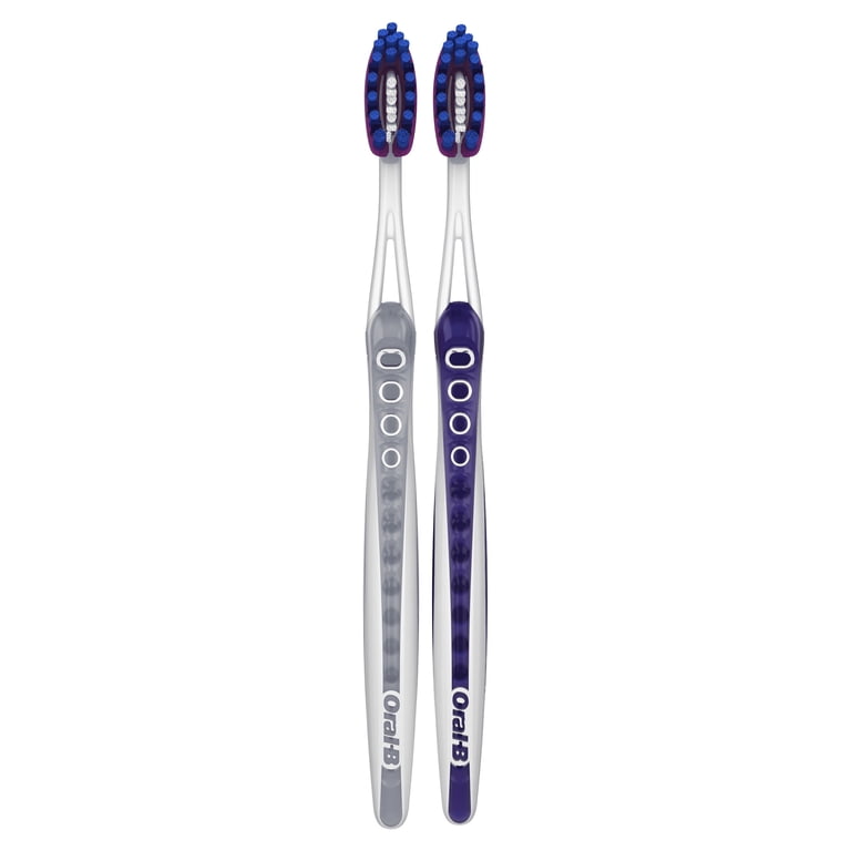 Oral-B Toothbrush, Pro Whitening Toothbrush, Soft, 2 Count