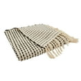 thumbnail image 2 of Saro Lifestyle Fringe Finesse Textured Stripe Woven Throw Blanket, 2 of 4