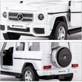 thumbnail image 4 of 1:36 Scale Benz G63 Car Model for Kids, Alloy Pull Back G Wagon White, 4 of 5