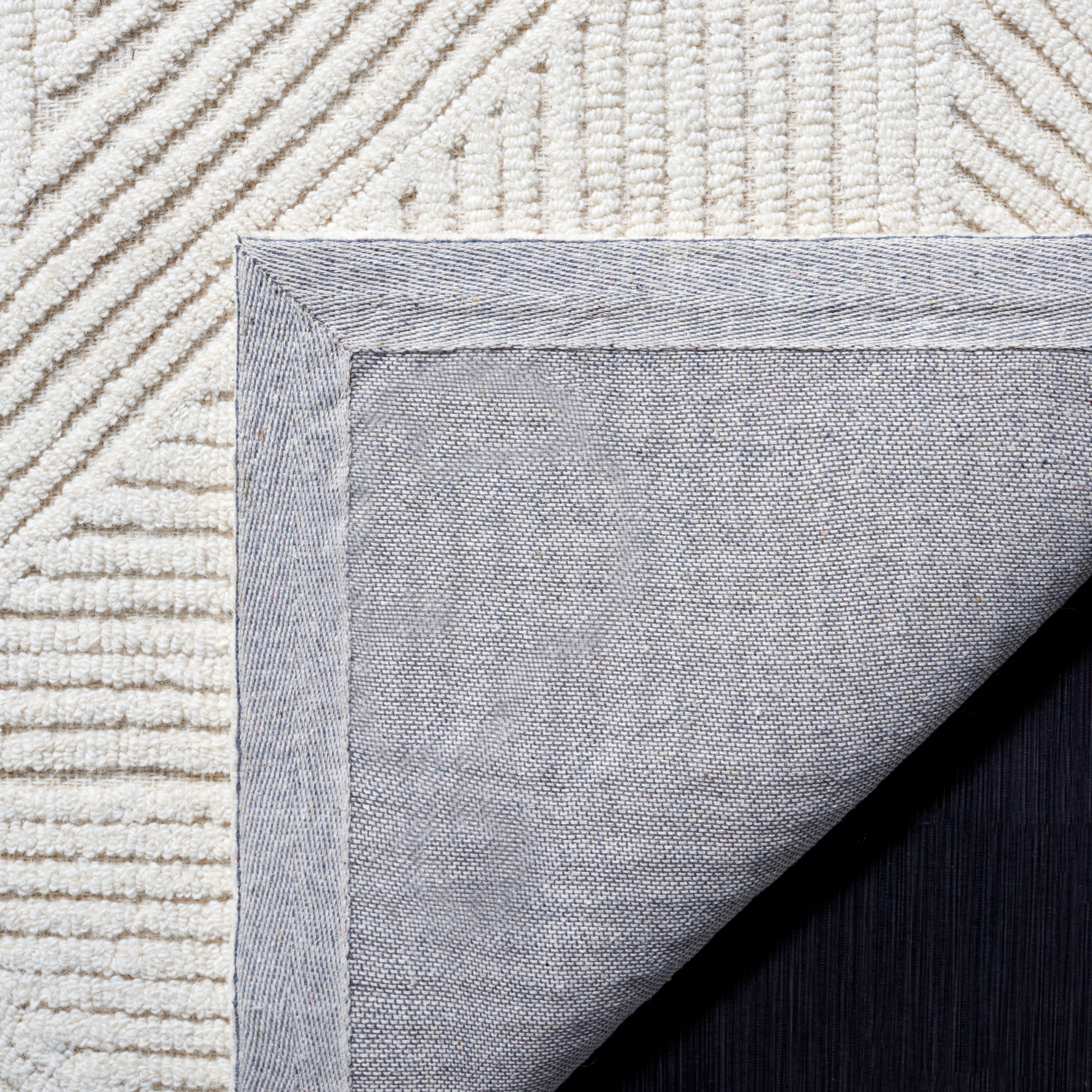 SAFAVIEH Textural Ashley Geometric Area Rug, Ivory, 3' x 5'