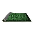 thumbnail image 2 of Ahgly Company Indoor Rectangle Abstract Emerald Green Modern Area Rugs, 7' x 10', 2 of 4