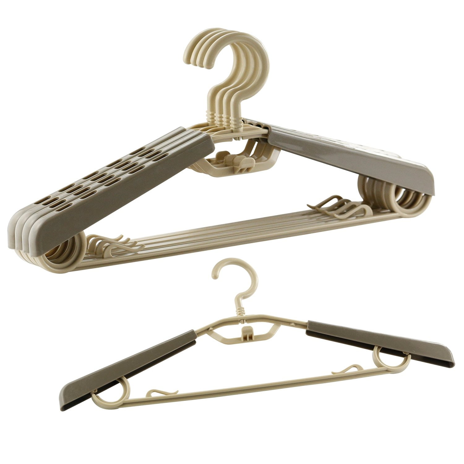 Beautiful Gold Aluminum Metal Suit Hangers Heavy Duty Coat Hangers 10 Pack Gold