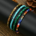 thumbnail image 5 of Xiao Hua Pulsera elástica vintage bohemia con cuentas de madera hecha a mano, pulsera de equilibrio con protección curativa para mujeres y hombres, estilo I, 5 of 5