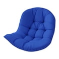 thumbnail image 1 of Cojín colgante para silla con forma de huevo, cojín colgante para silla con forma de cesta, lavable, suave y cómodo, almohadilla gruesa para oficina, Azul, 1 of 8