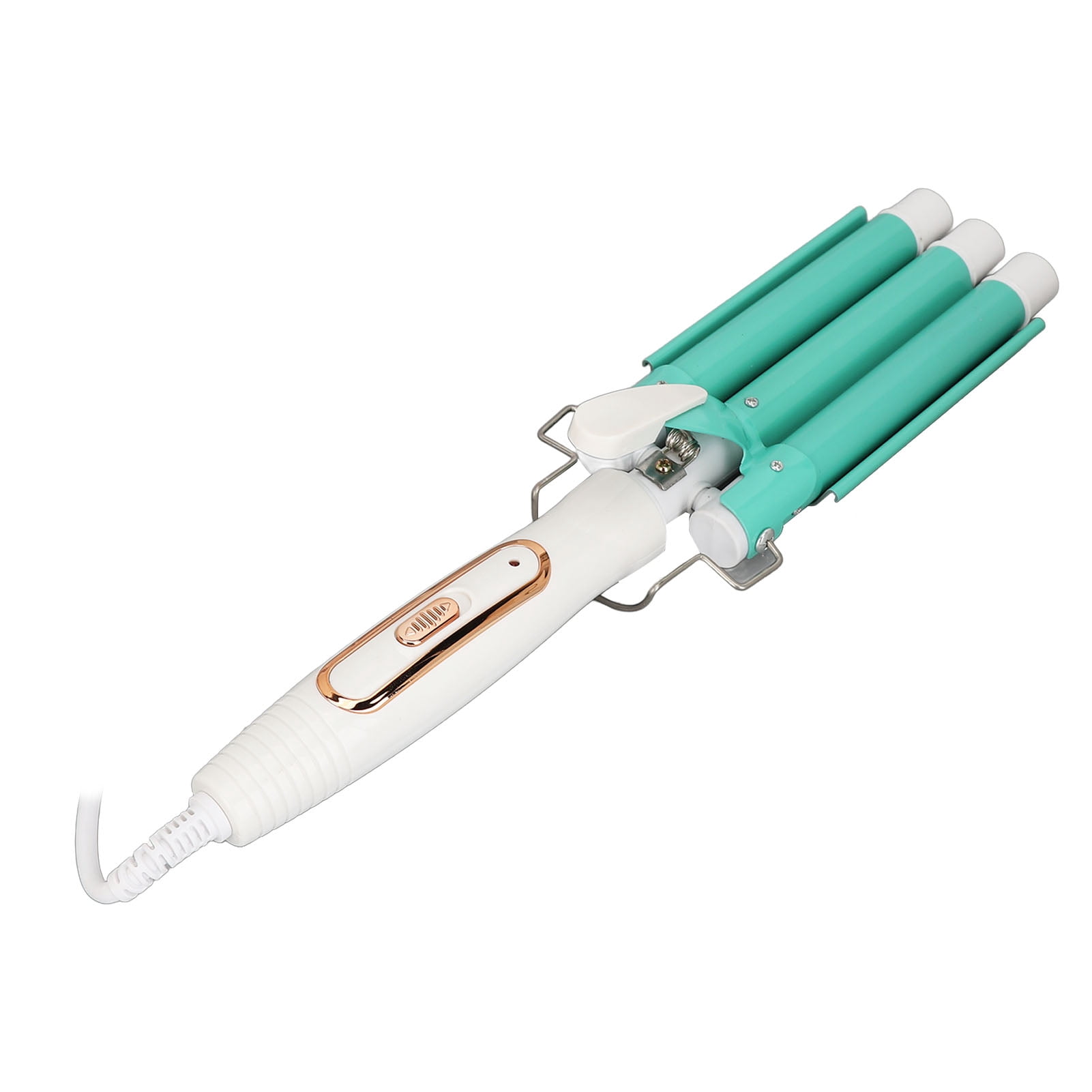 Beach Waver Curling Iron, Hair Waver Curling Iron Adjustable Temperature Hair Iron Versatile Rotating Cord Hair Crimper for Home Three Barrel Irons Wand Hair Crimpers and Wavers
