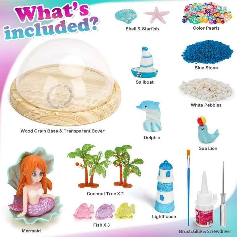  Gifts for 5 6 7 8 9 10 Year Old Girls Kids, Mermaid